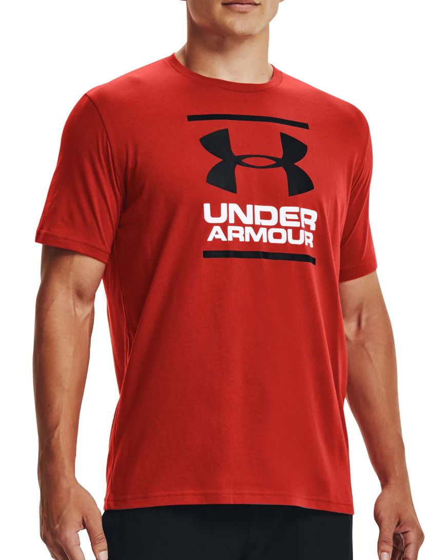 Tričko Under Armour Foundation Graphic Logo Short Sleeve T-Shirt Červená | 1326849-839