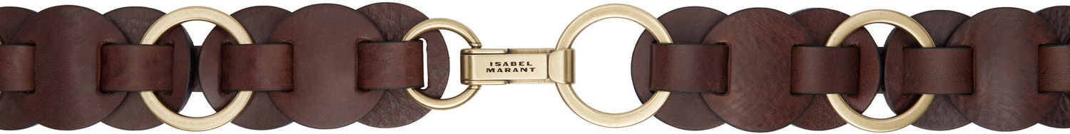 Opasok ISABEL MARANT Isabel Marant Lota Leather Belt Hnedá | CE344CFA-C2B04A, 0