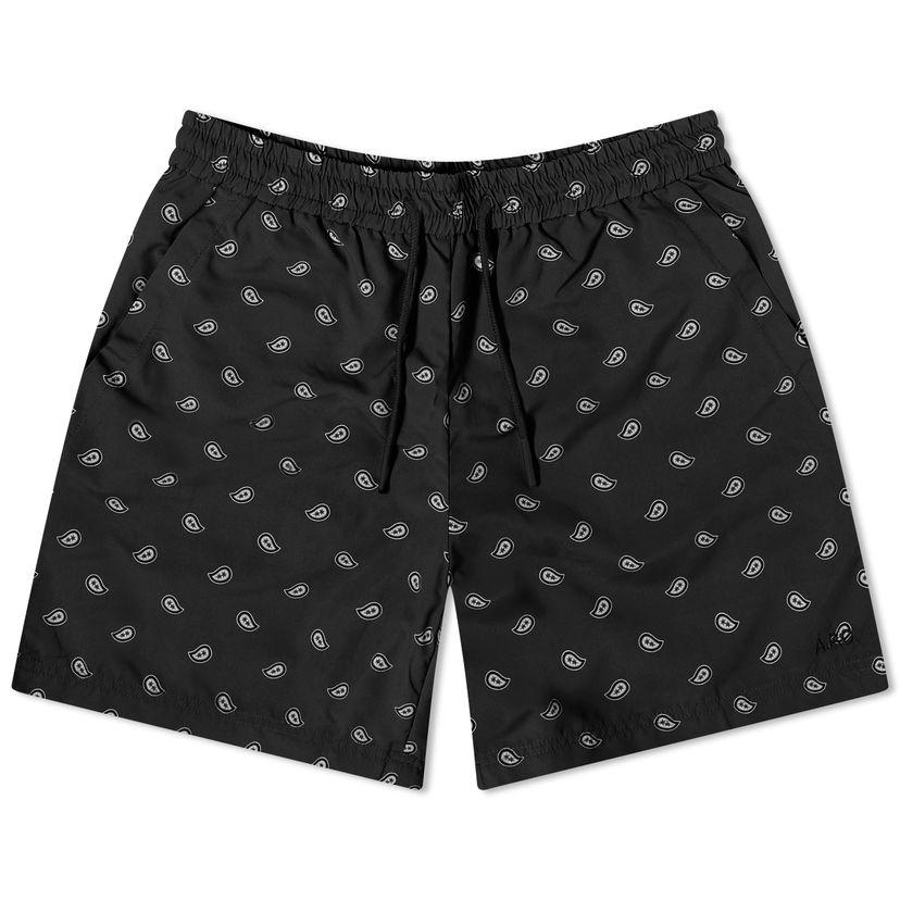 Šortky A.P.C. Bobby Paisley Swim Shorts Čierna | PSAIL-H10182-LZZ