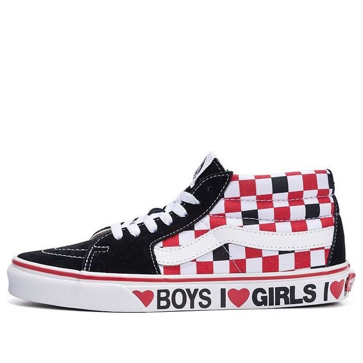Tenisky a topánky Vans Sk8-Mid 'Checkerboard - I Heart' Rôznofarebný | VN0A3WM3WKU, 0