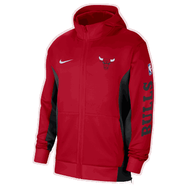 Mikina Nike Dri-FIT NBA Chicago Bulls Showtime Hoodie Červená | FB3402-657, 0