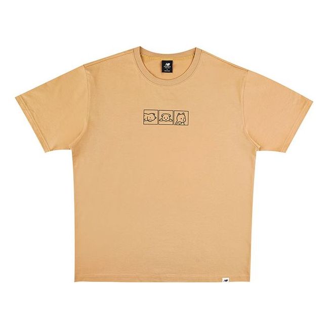 Tričko New Balance Noritake Crossover Graphic T-Shirt Béžová | AMT12389-MSU