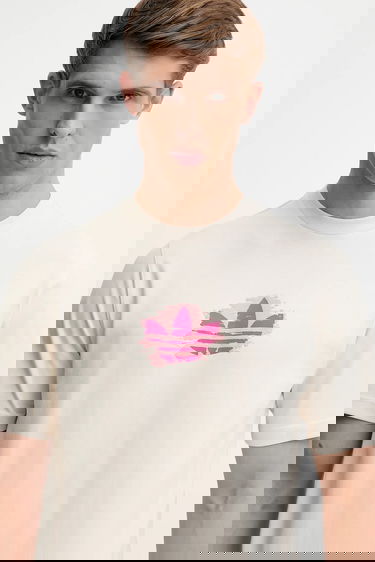 Tričko adidas Originals Cotton Graphic T-Shirt Originals Béžová | KC4943, 3