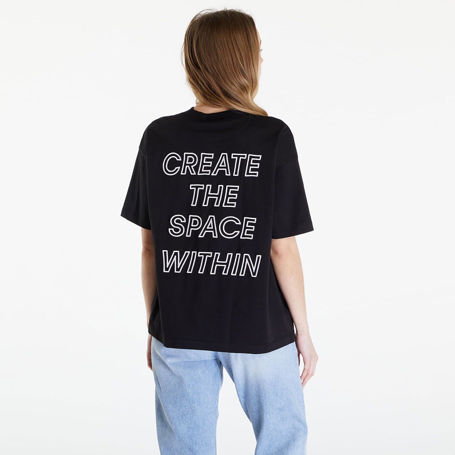 Tričko CALVIN KLEIN Jeans Embroidered Slogan Back Tee Black Čierna | J20J223701 BEH, 1