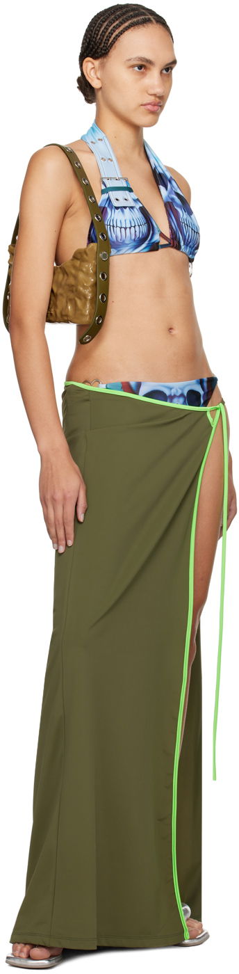 Sukňa Ottolinger Ottolinger Wrap Maxi Skirt Zelené | 501003, 3