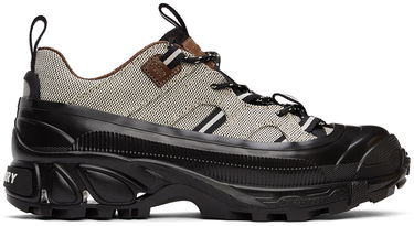 Tenisky a topánky Burberry Canvas Arthur Sneakers 'Black & White' Čierna | 8038735, 0