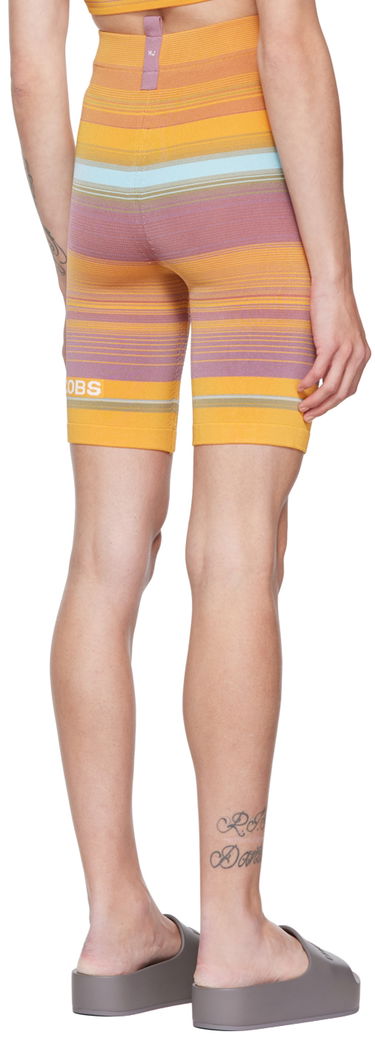 Šortky Marc Jacobs Marc Jacobs 'The Sport' Striped Bike Shorts Oranžová | N426J02PF22, 2