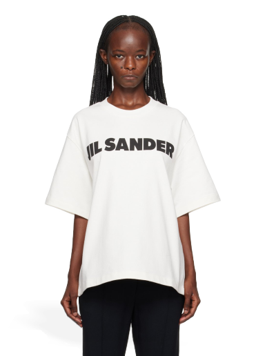 Tričko Jil Sander Printed T-Shirt Biela | J02GC0001_J45047