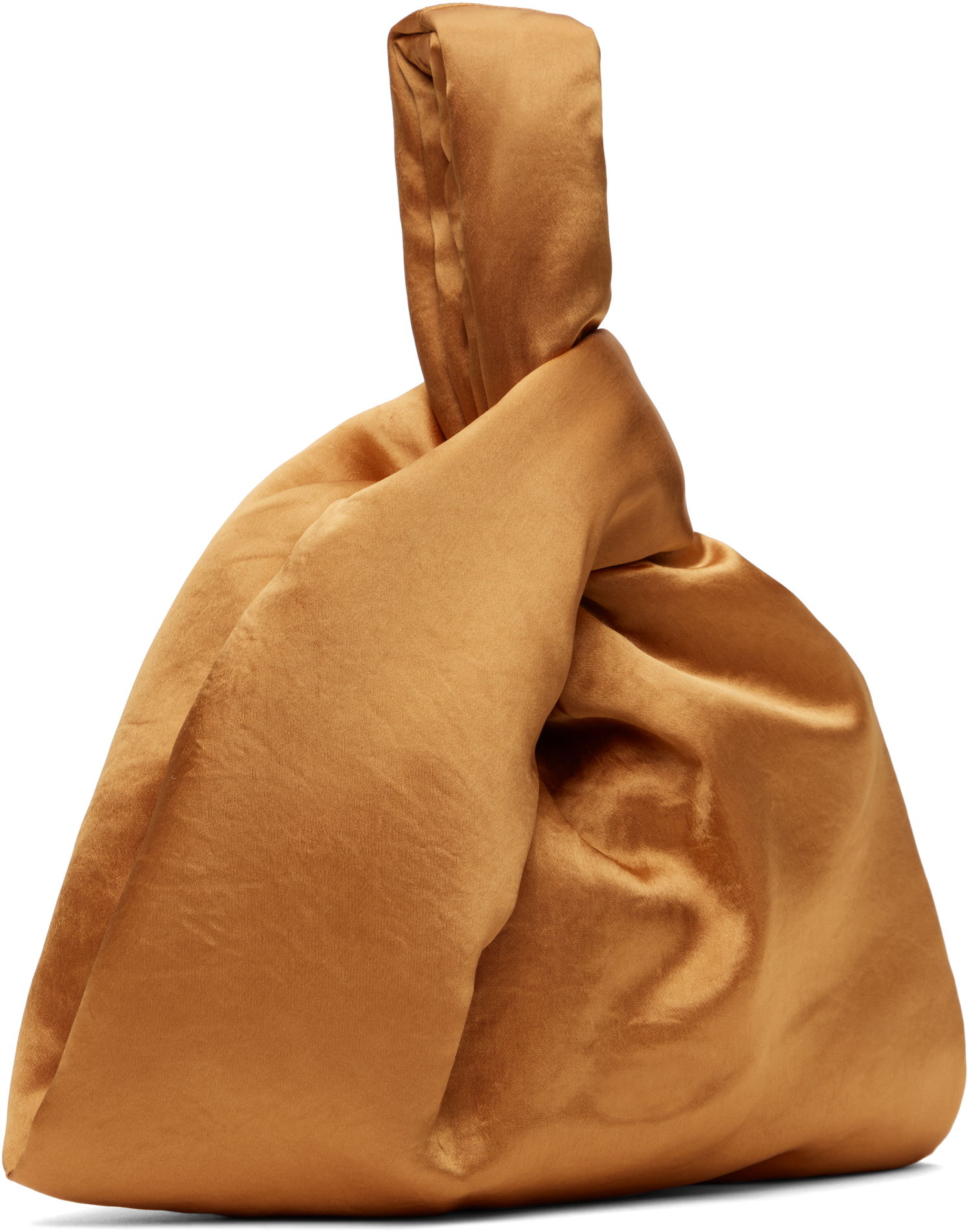 Kabelka Nanushka Nanushka Jen Knotted Satin Pouch Hnedá | NW25RSBG02419, 1