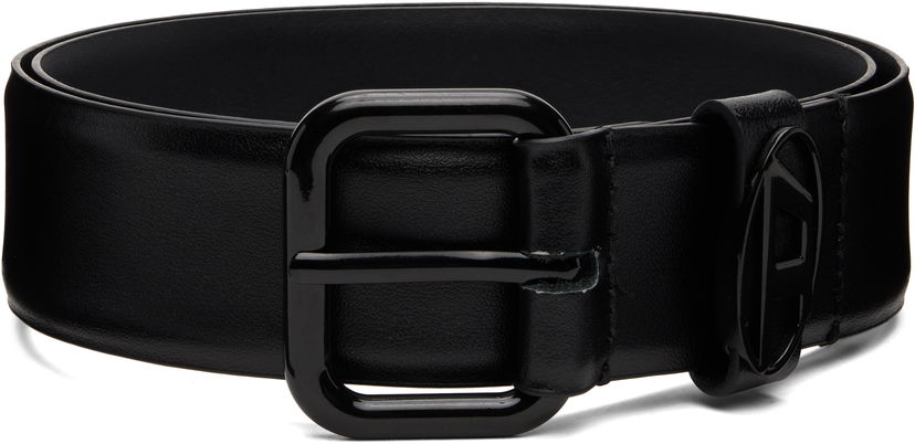 Opasok Diesel Oval D Loop Belt Čierna | X10127-P6364-H8206