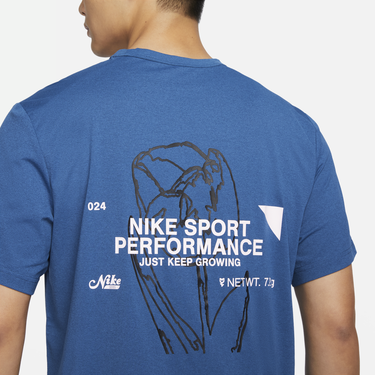 Tričko Nike Hyverse Dri-FIT UV Modrá | FN3279-476, 4