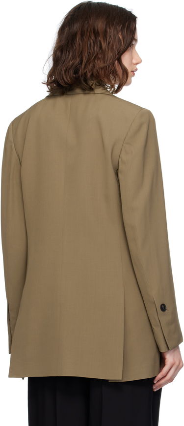 Bunda FERRAGAMO Ferragamo Single Breasted Blazer Zelené | 782598, 2