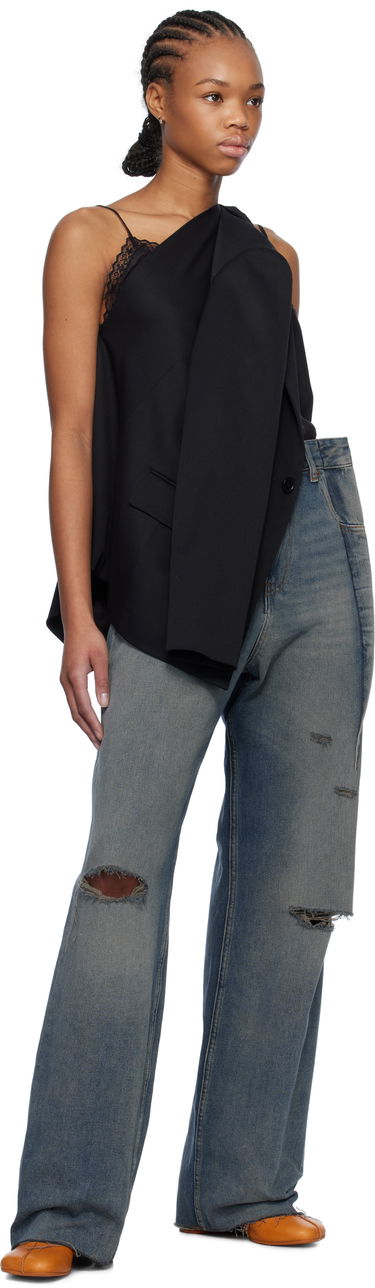 Džínsy Maison Margiela MM6 Maison Margiela Distressed Darting Jeans Modrá | S52LA0245 M30017, 3