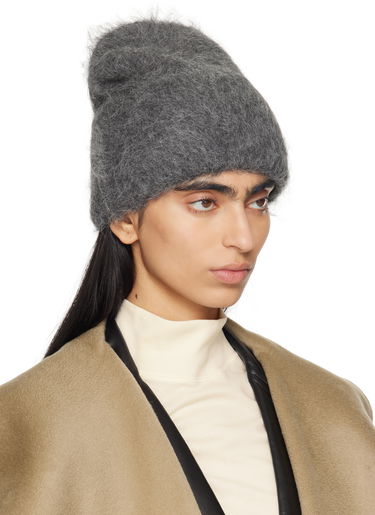 Kulicha TOTEME Alpaca Knit Beanie Šedá | 244-WSH1524-YA0106, 1