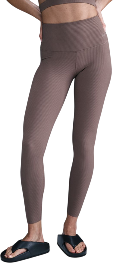 Legíny Nike Nike Zenvy High-Rise 7/8 Ribbed Leggings Hnedá | hf1443-233, 0