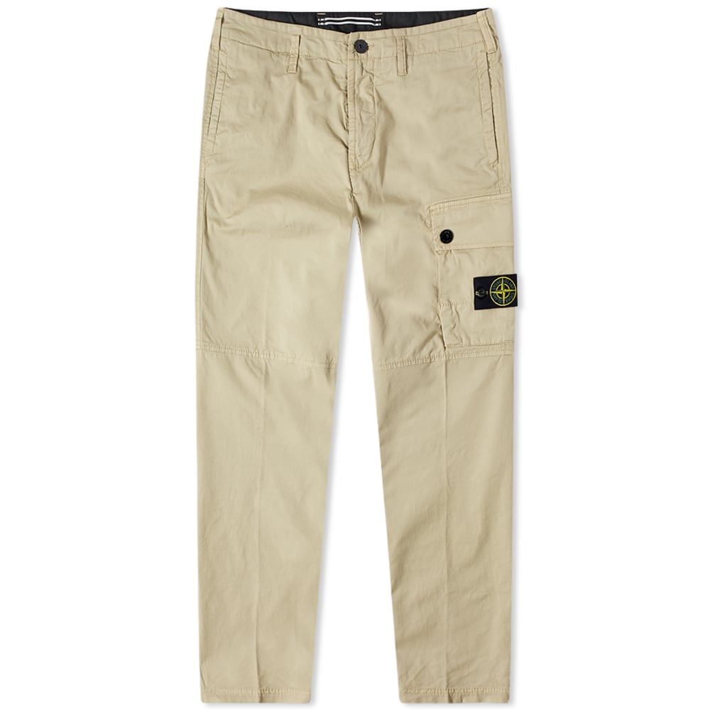 Cargo nohavice Stone Island Single Pocket Gabardine Cargo Pant Béžová | 771531410-V0090, 0