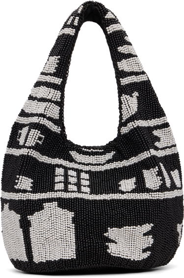 Tote bag JW Anderson JW Anderson Mini Beaded House Pattern Shopper Tote Rôznofarebný | HB0744-FA0470, 0