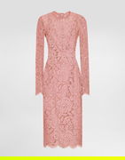 Dolce & Gabbana Floral Cordonetto Lace Sheath Dress