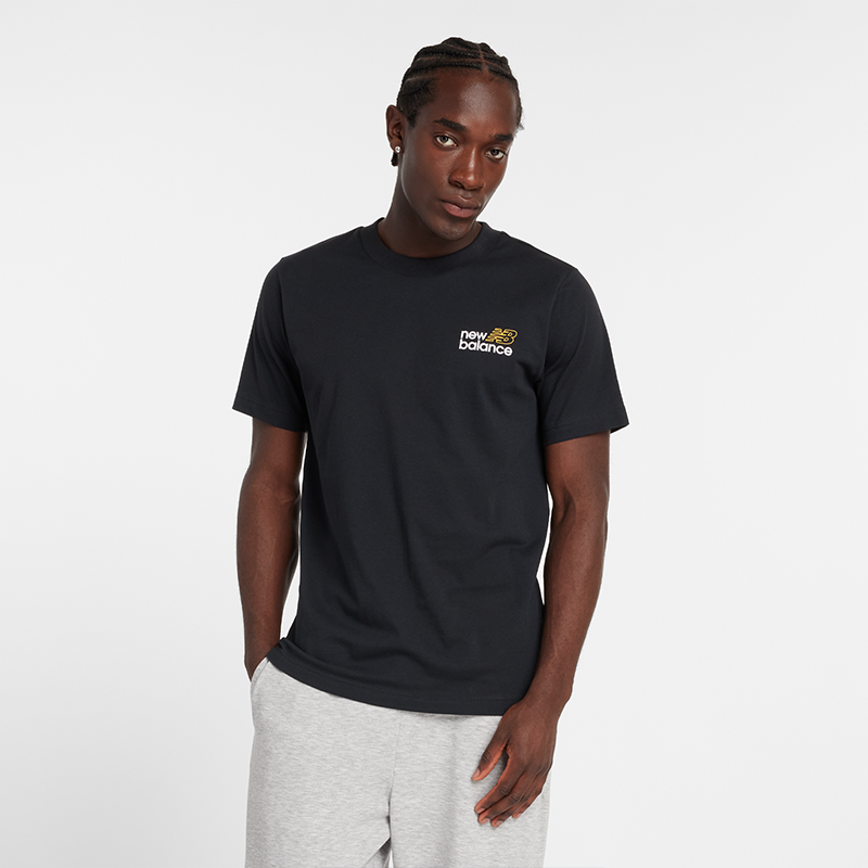 Tričko New Balance NB T-Shirt Čierna | Pánske tričko New Balance MT43901BK – čierné, 0