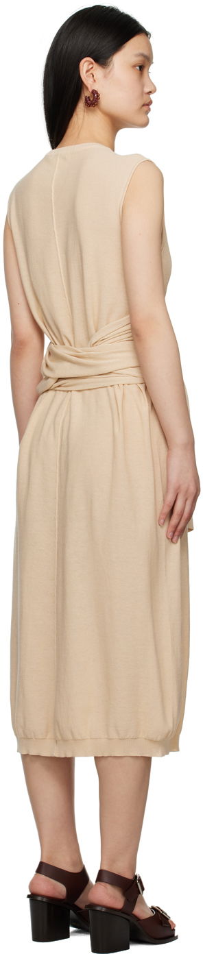 Šaty LEMAIRE Midi Dress With Knot Béžová | DR1022 LK116, 2