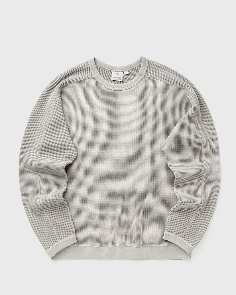 Sveter GRAMICCI Waffle Knit Crewneck Shirt Šedá | G5FU-J041-PEWTER