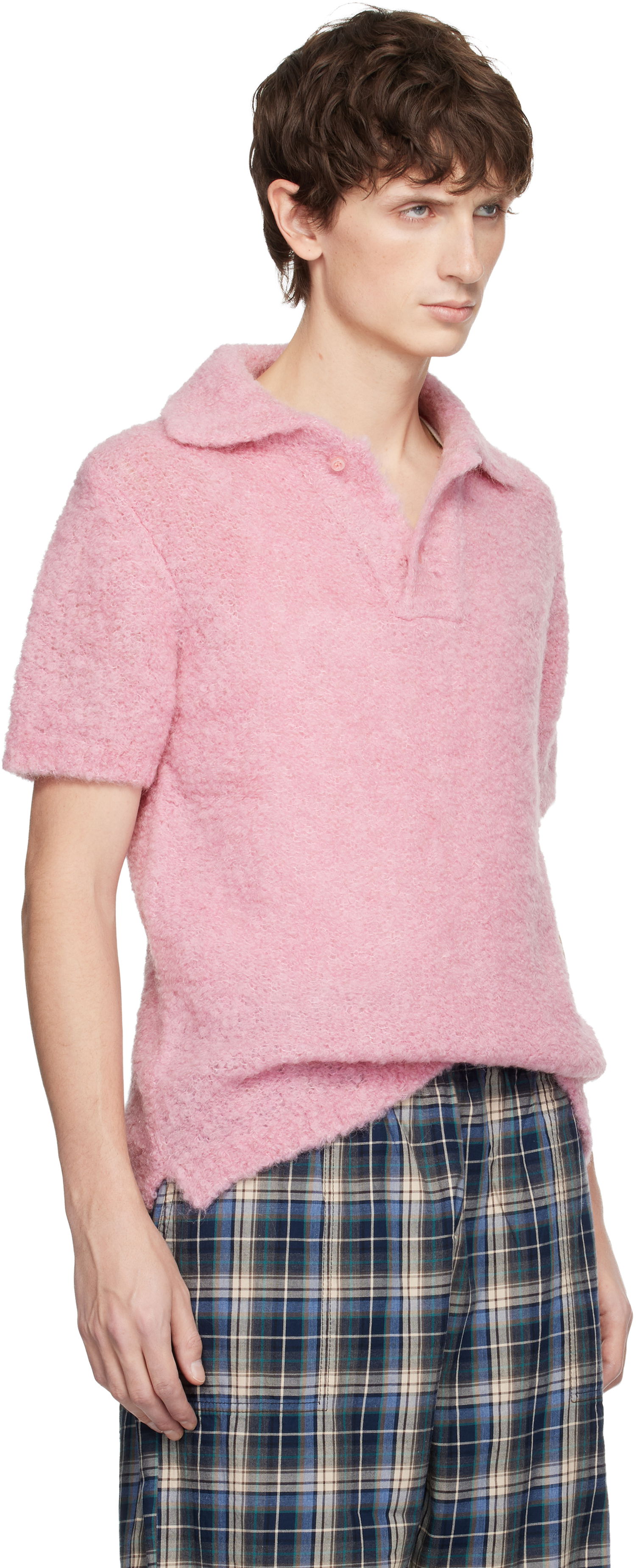 Polo tričko ERL Alpaca Short-Sleeve Polo Ružová | ERL11N009, 1