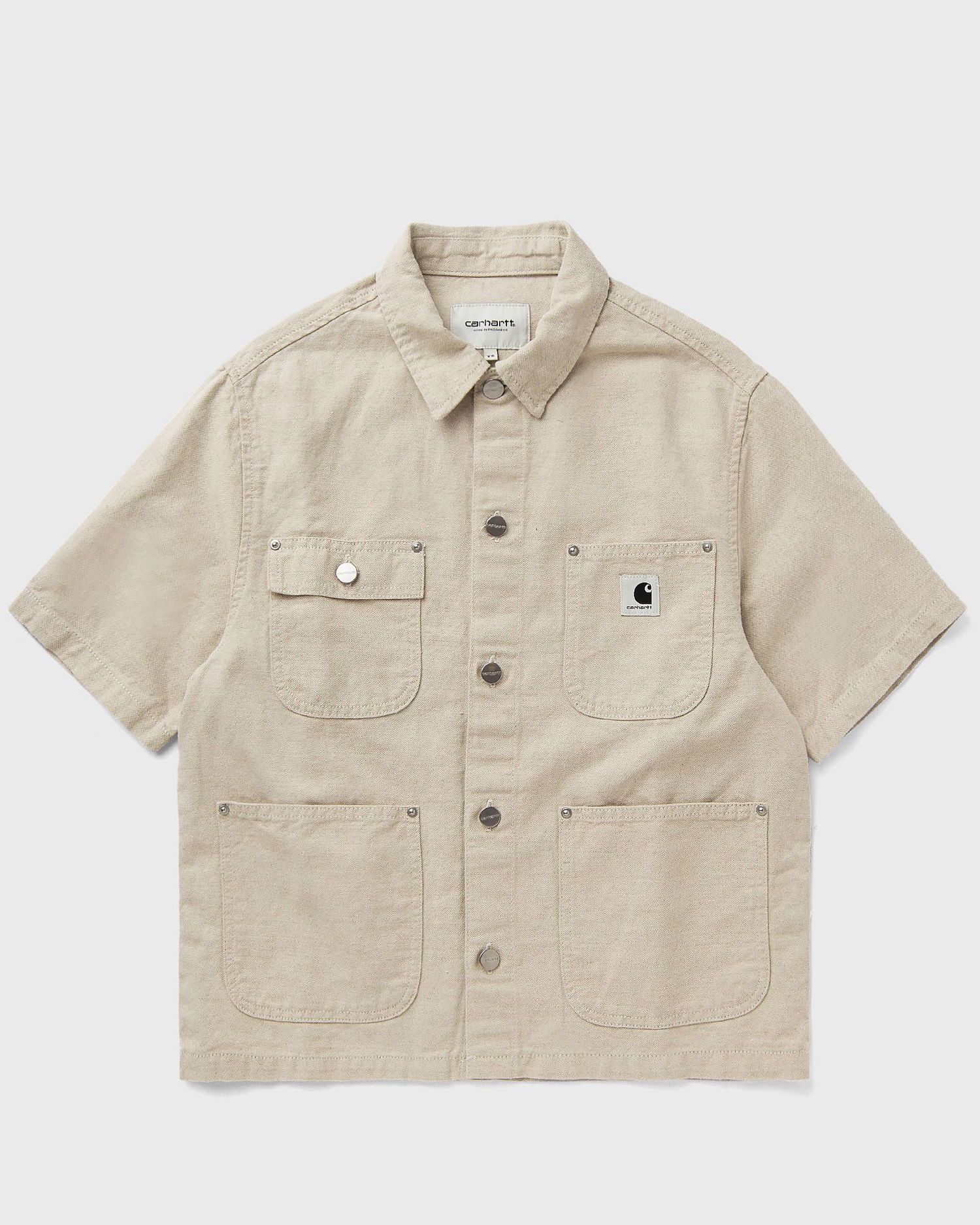 Košeľa Carhartt WIP Short Sleeve Michigan Shirt Béžová | I035573-05.02, 1