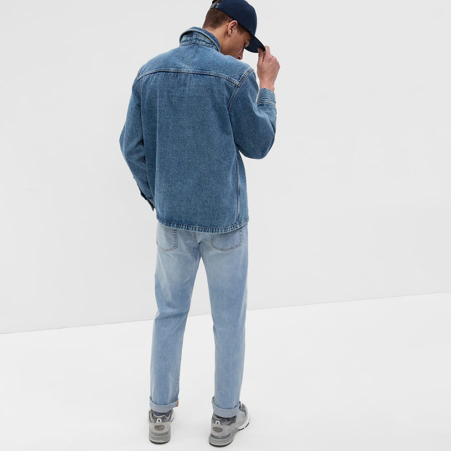 Džínsy GAP Straight Jeans Modrá | 598134-00, 1