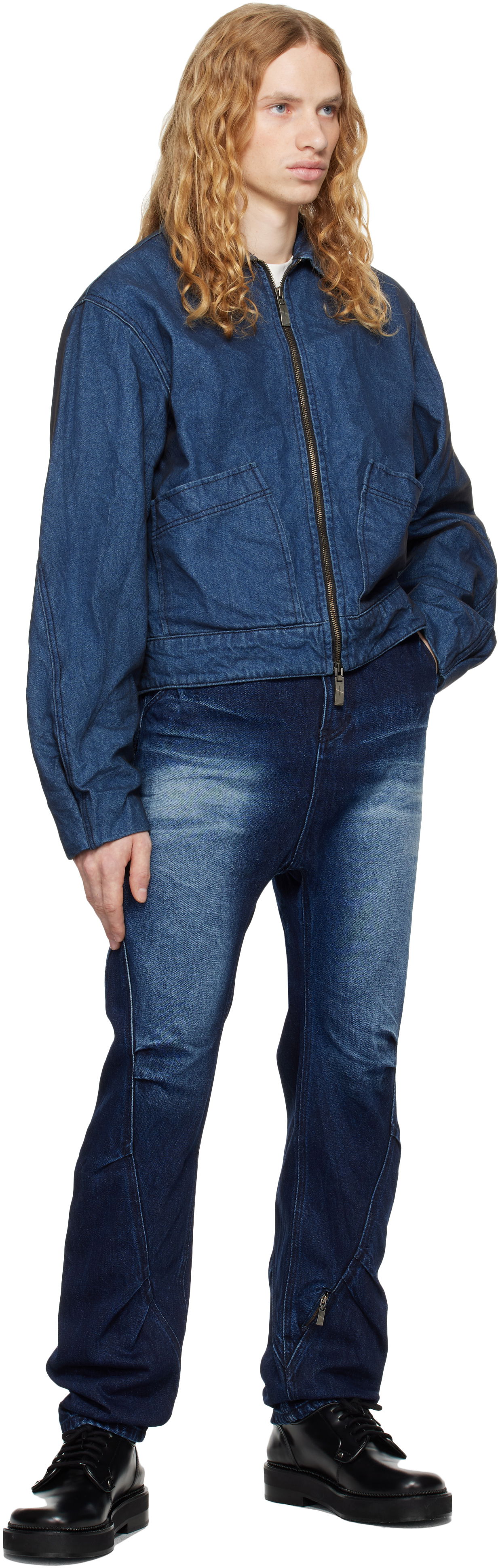 Denim Zip-Up Jacket
