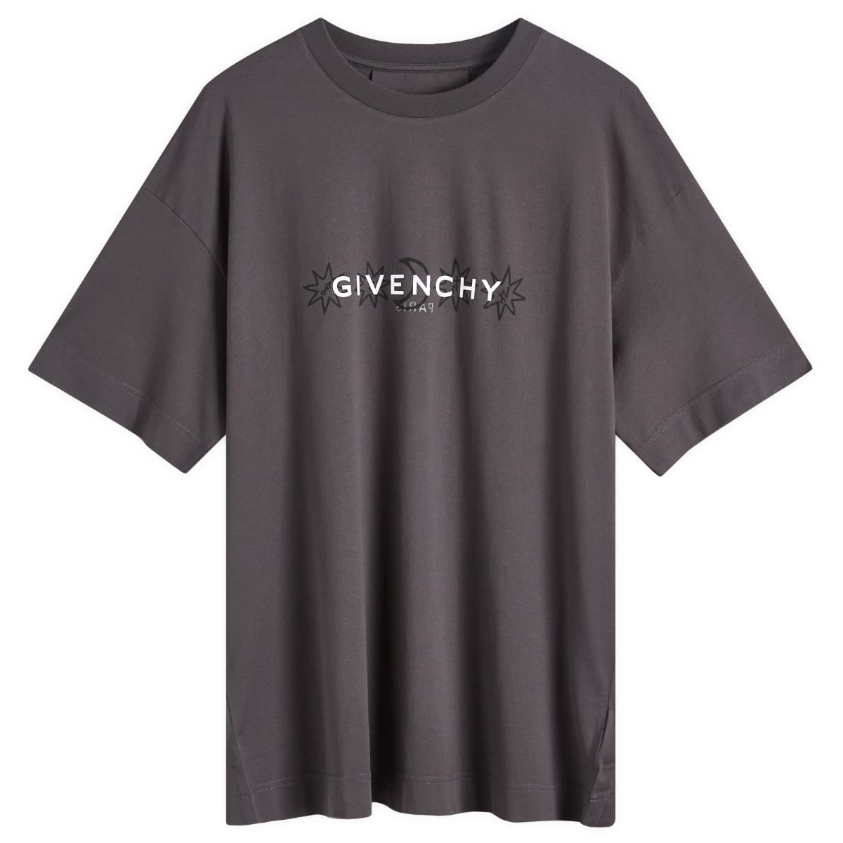 Tričko Givenchy Tarot Logo T-Shirt Small Šedá | BM71JA3YN0-209, 0