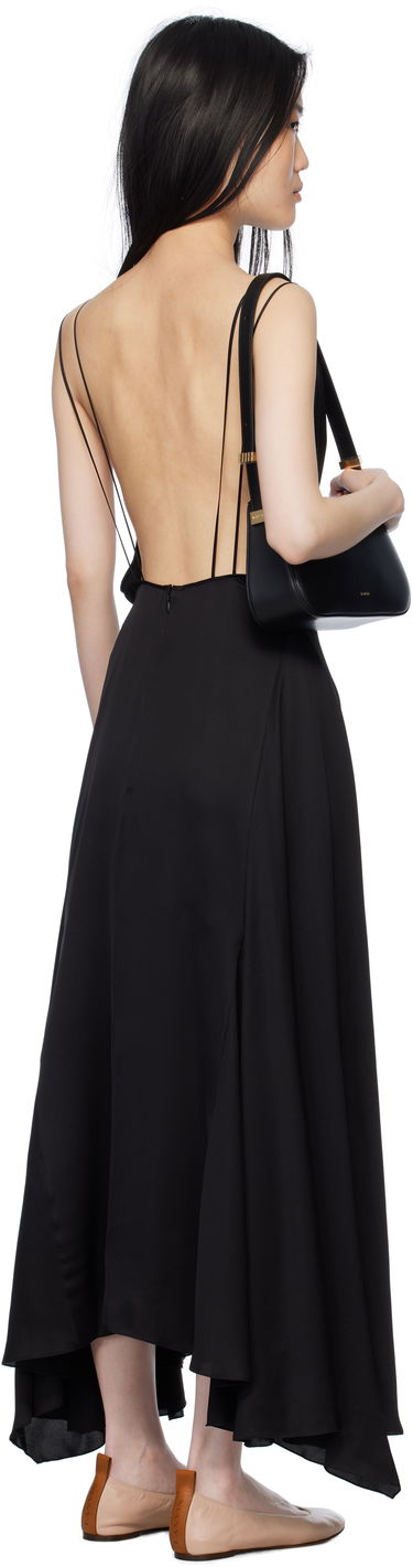 Šaty LANVIN Lanvin Silk Bowling Midi Dress Čierna | RW-DR0182-6041-P25, 2
