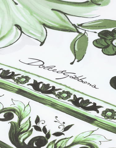 Home decor Dolce & Gabbana Dolce & Gabbana Cotton Sateen Duvet Cover Zelené | TCE049TCAKFUV011, 2