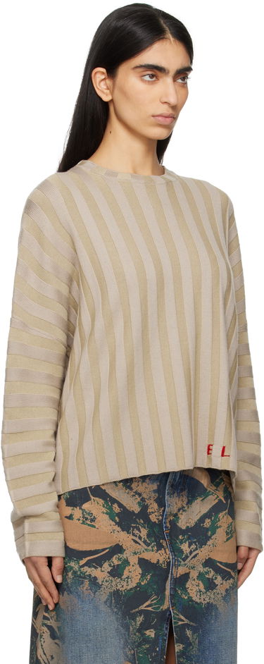 Sveter Eckhaus Latta Eckhaus Latta Keyboard Knit Sweater Béžová | 8026-EL-PS25-DU -, 1