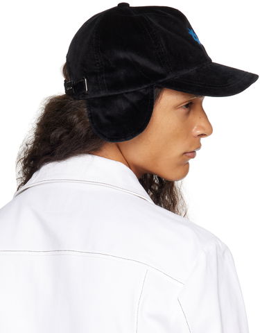 Šiltovka Paul Smith Paul Smith Velvet Ear Flap Cap Čierna | M1A-987DT-L02121-79, 2