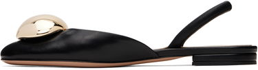 Starostlivosť o obuv Gianvito Rossi Gianvito Rossi Sphera Slingback Ballerina Flats Čierna | G93035.05RIC.NXF, 2