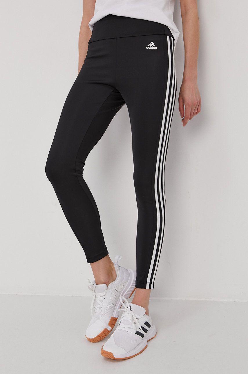 Nohavice a džínsy adidas Performance 3-Stripes Čierna | GL4040, 0