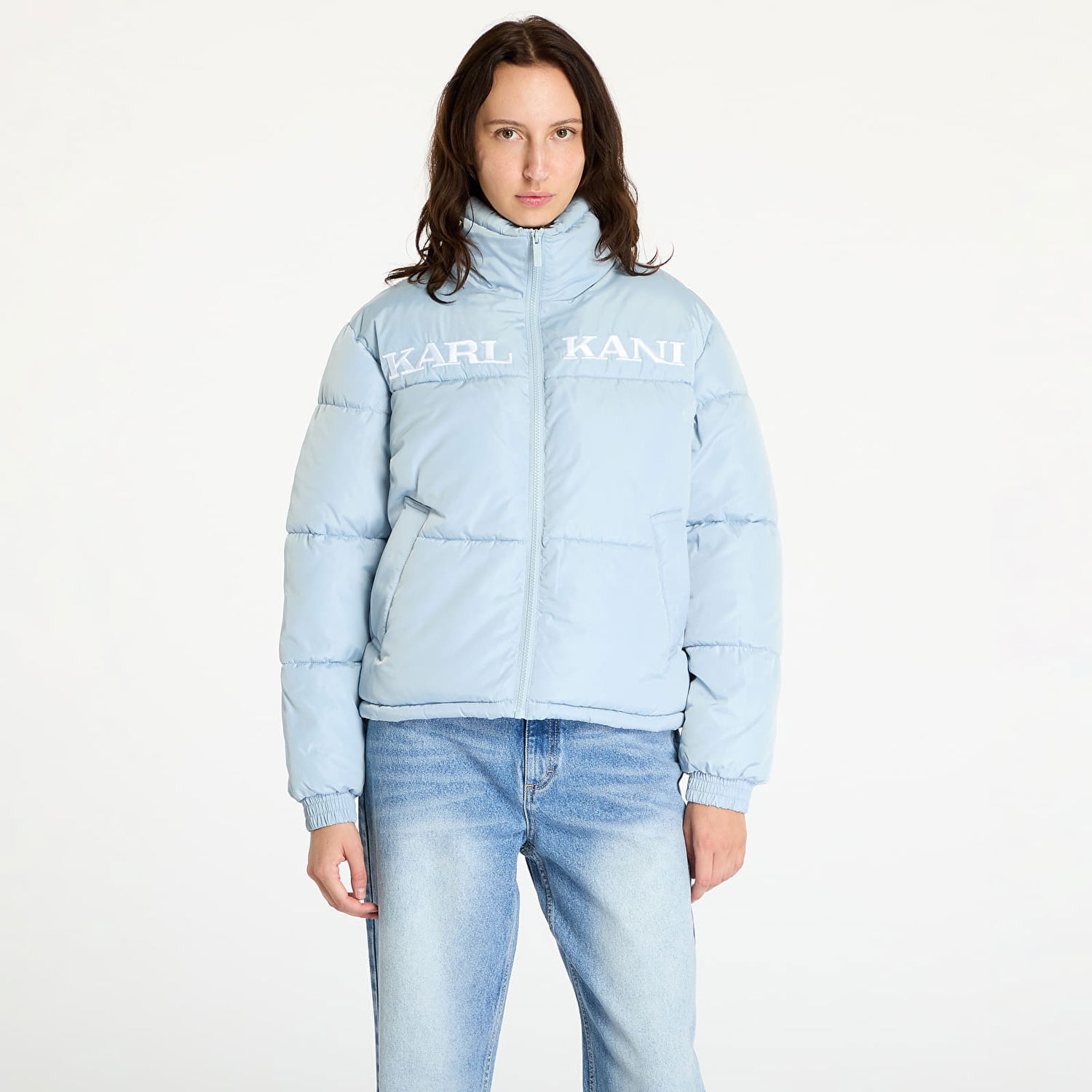 Prešívaná bunda Karl Kani Retro Essential Puffer Jacket Modrá | 61760002, 0