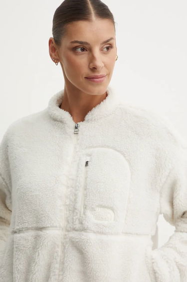 Bunda The North Face White Cropped Fleece Jacket Biela | NF0A88ZBQLI1, 3