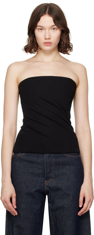 Tielko Versace Versace Strapless Twisted Top Čierna | 1020826_1A14475, 0