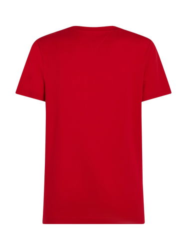 Tričko Tommy Hilfiger Tommy Hilfiger Logo Crew Neck T-Shirt Červená | MW0MW38621XLD, 5