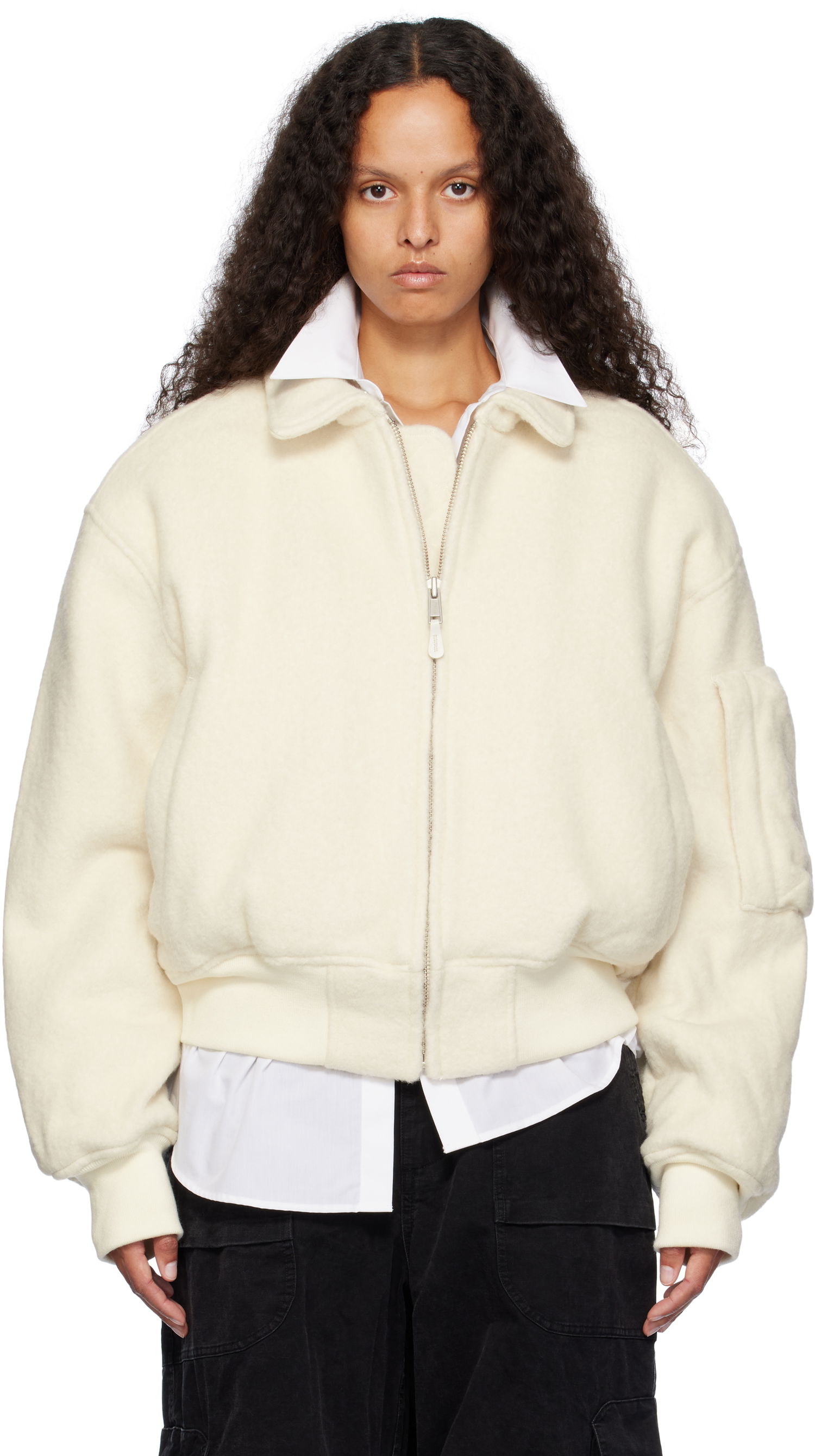 Bomber bunda Entire Studios Duke Bomber Jacket Béžová | ES2581PU, 0