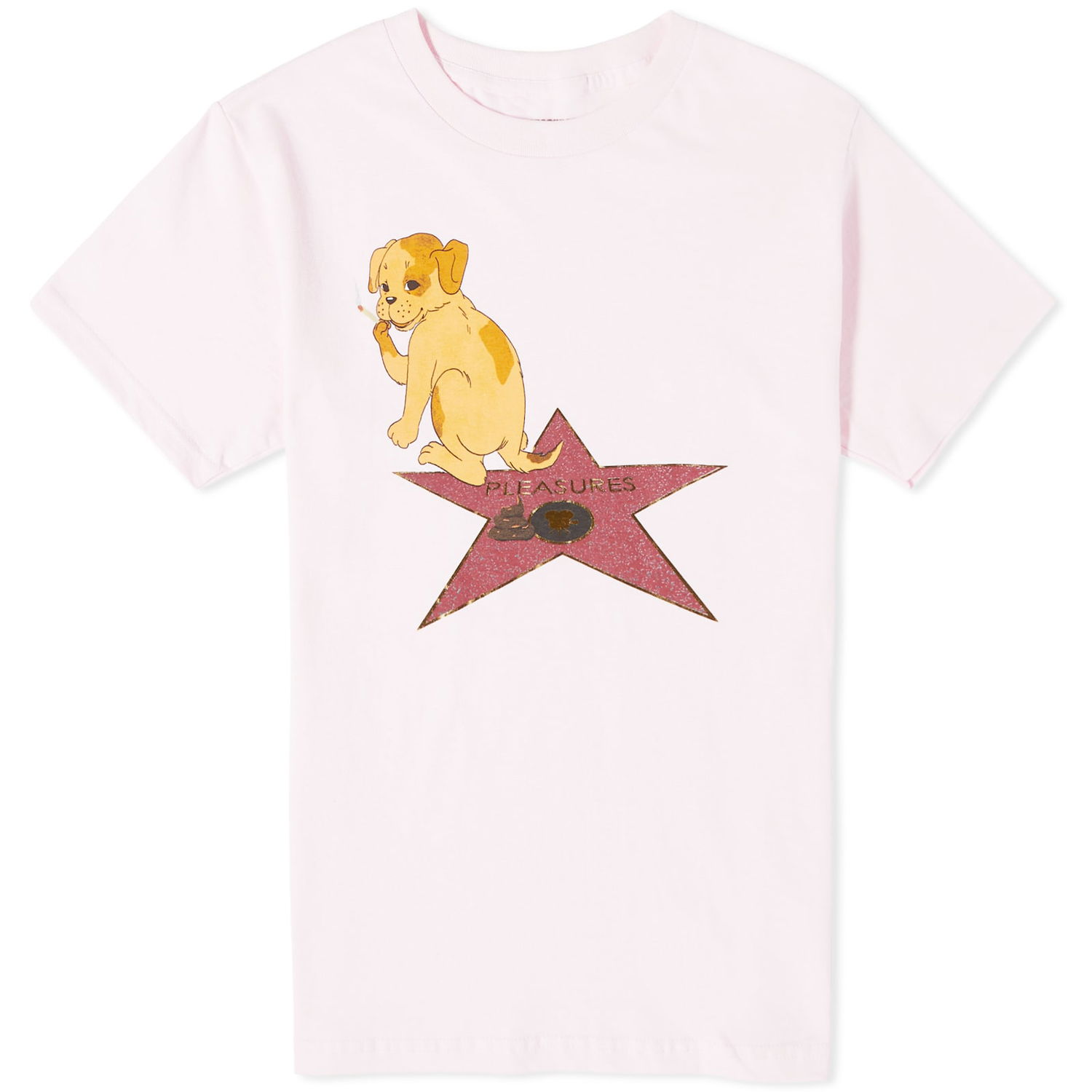 Tričko Pleasures Fame T-Shirt Pink Ružová | P23SU050-PNK, 0