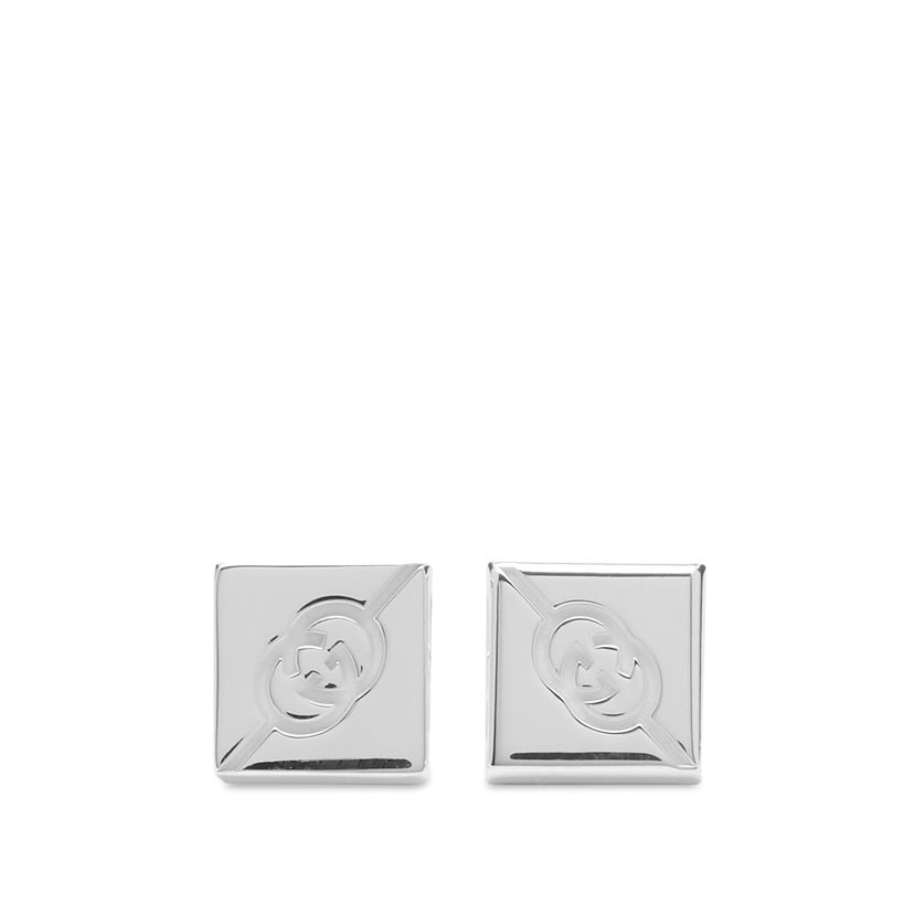 Náušnice Gucci Tag Earrings "Silver" Metalická | YBD77403300100U