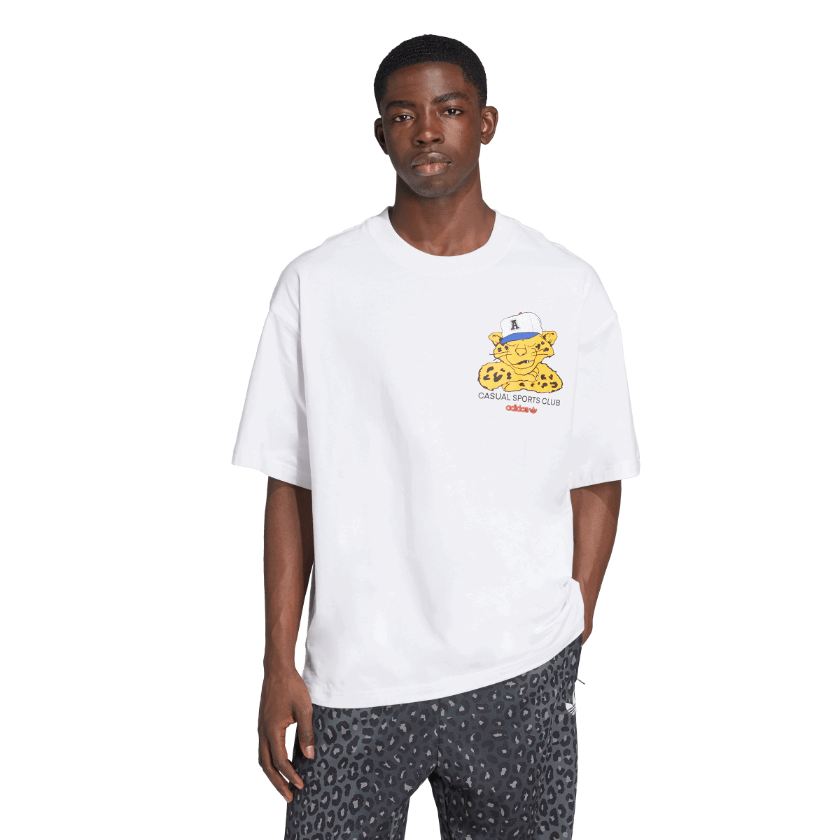 Tričko adidas Originals Graphic OS SS T-Shirt Biela | JW0158, 0