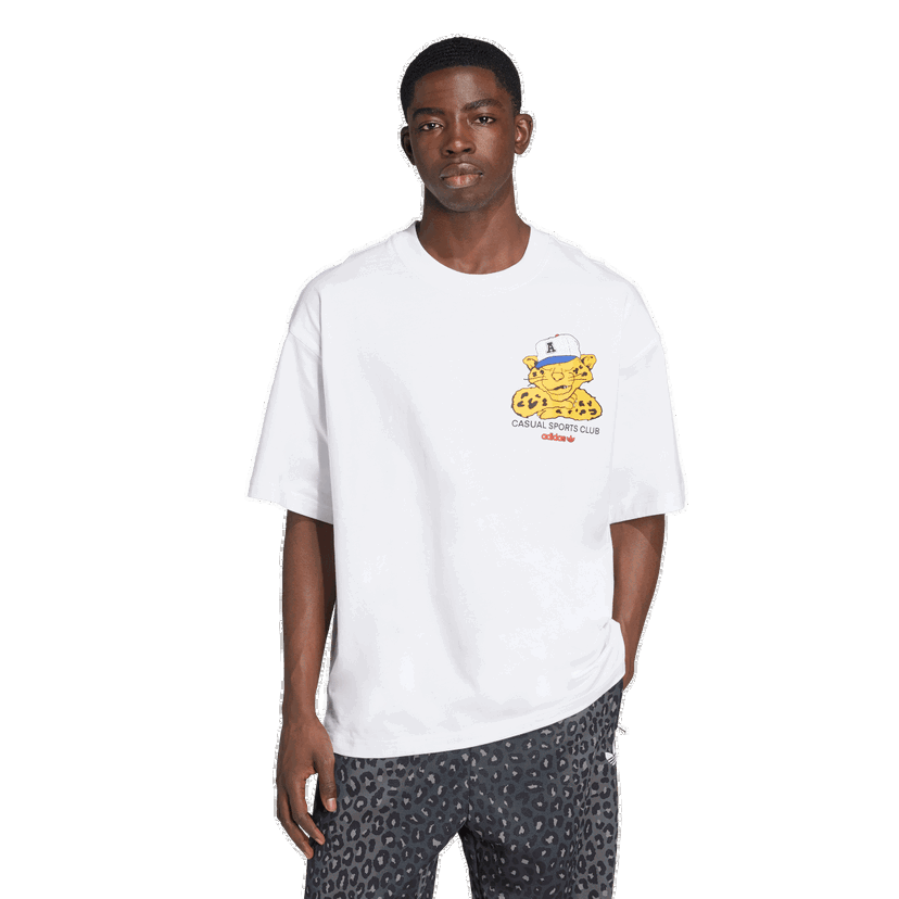 Tričko adidas Originals Graphic OS SS T-Shirt Biela | JW0158