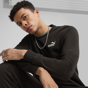 Mikina Puma Essentials Small Logo Crewneck Sweatshirt Čierna | 682564_01, 4