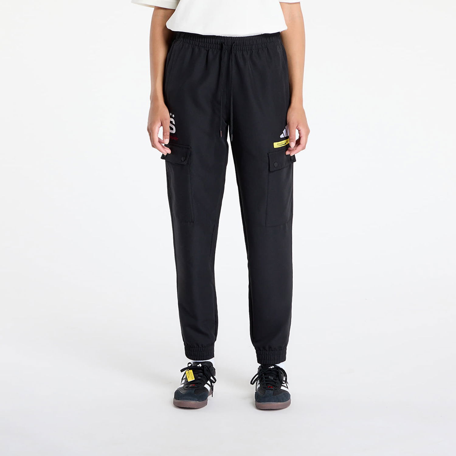 Cargo nohavice adidas Performance Footshop x Sparta Windbreaker Cargo Pants Čierna | FTSHP_497, 1