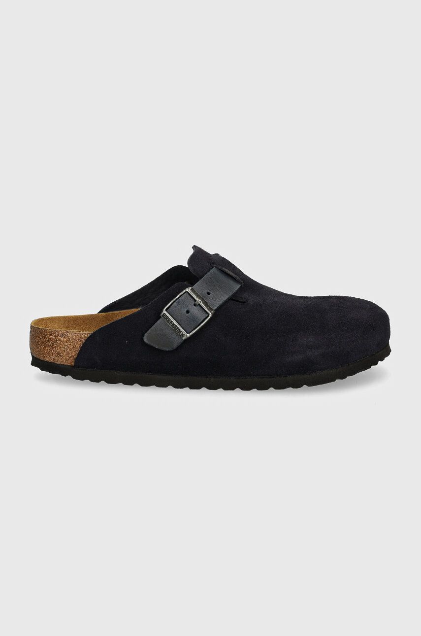 Tenisky a topánky Birkenstock Boston Suede Slippers Modrá | 1028210, 1