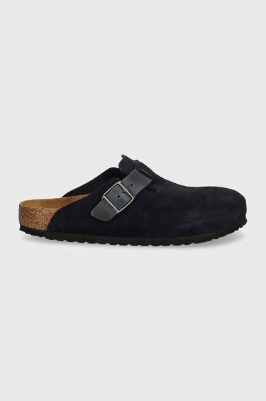 Tenisky a topánky Birkenstock Boston Suede Slippers Modrá | 1028210, 1