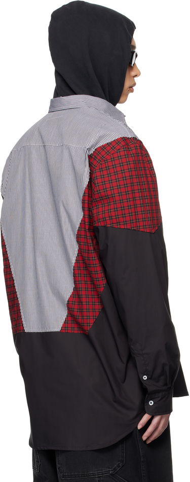Košeľa VETEMENTS VETEMENTS Tracksuit Panelled Shirt Čierna | UH76SH860BR, 2